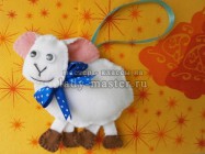 Елочная игрушка – овечка