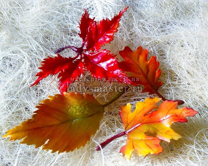 Осенний ободок из фоамирана