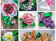 Лепка цветов из полимерной глины — пошаговые мастер — классы с фото для начинающих