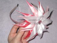Ободок для волос с цветком канзаши