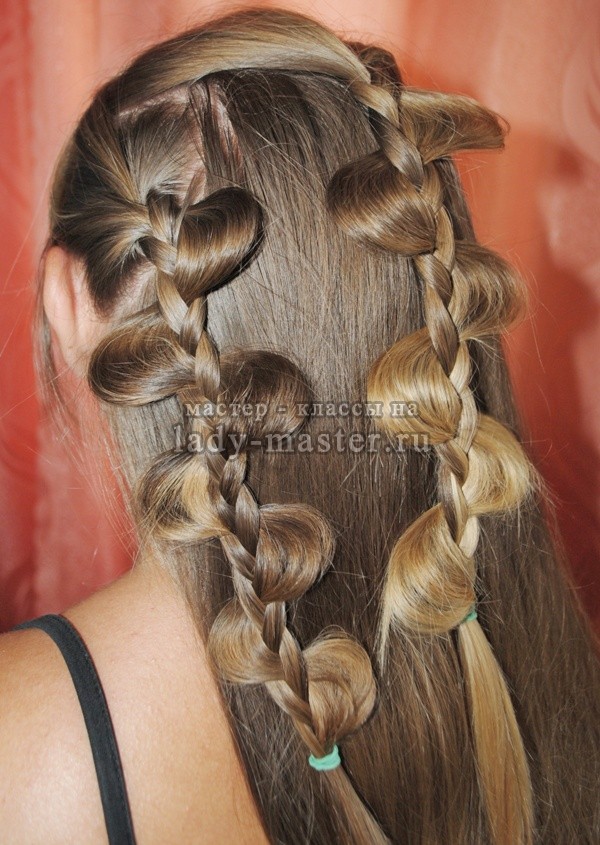 Ажурные косы из волос: схема плетения, прическа на длинные волосы