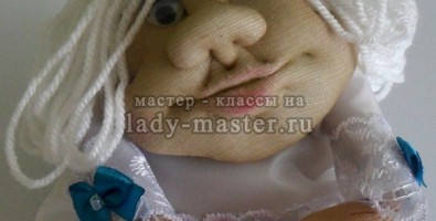 Делаем куклу-оберег Ангелочек в чулочной технике — для тех, кто ищет свою половинку