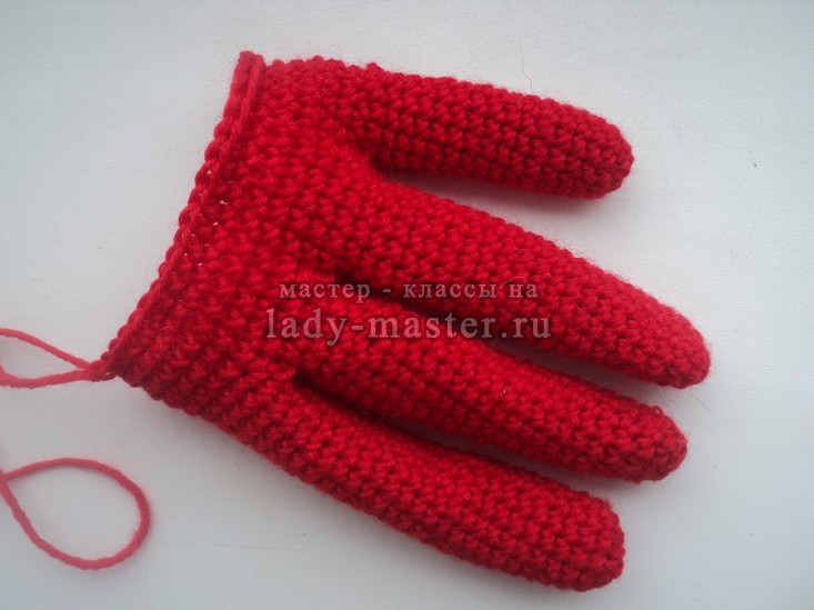 Базовые схемы вязания перчаток спицами