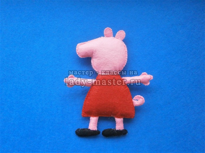Шьем игрушку из фетра Peppa Pig 'Пеппа-модница' (31085)