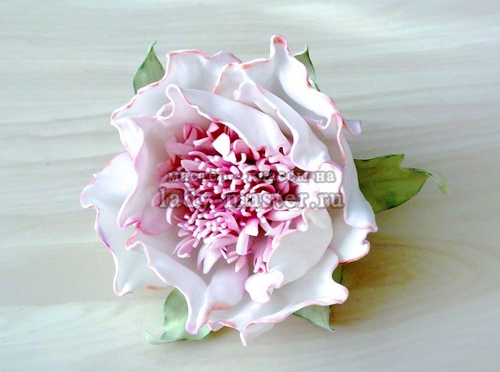 МК пион розово нежный- цветок как символ любви...