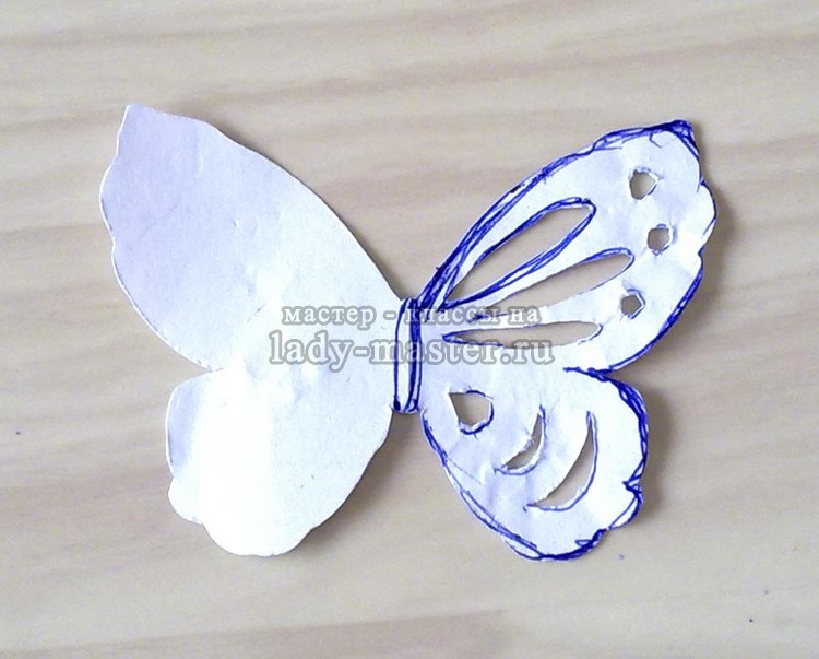 Большая бабочка из фома (Татьяна Шмелева)