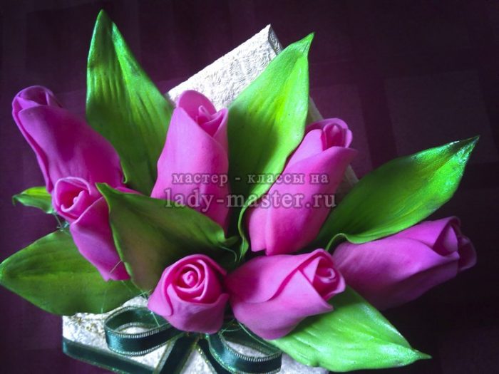 тюльпаны из фоамирана фото