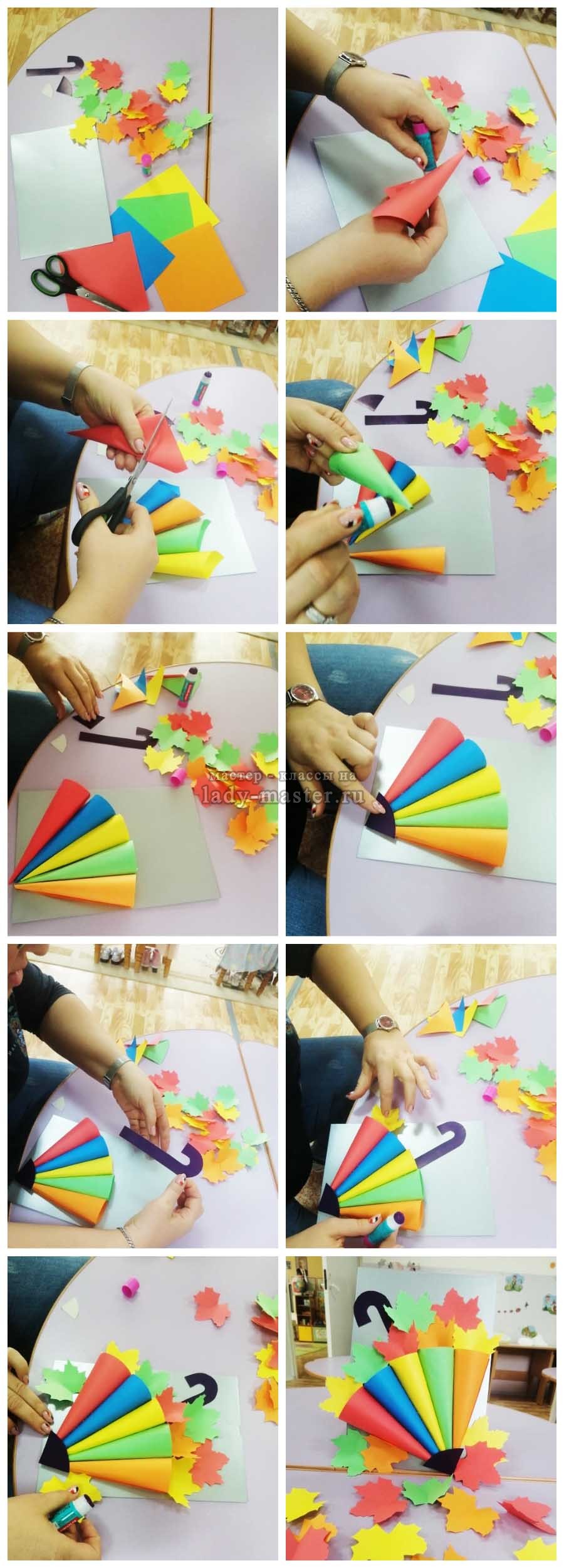Оригами зонтик из бумаги для детей: пошаговые инструкции