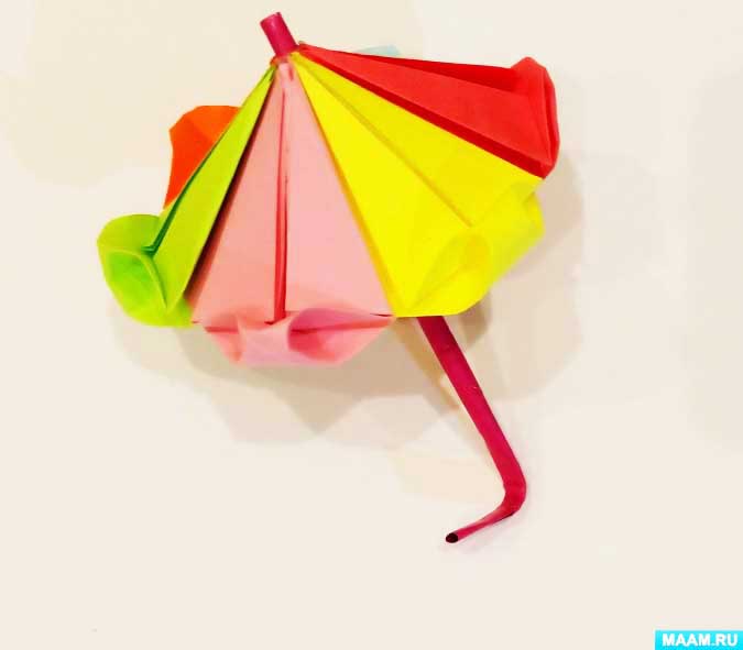 Зонтик оригами