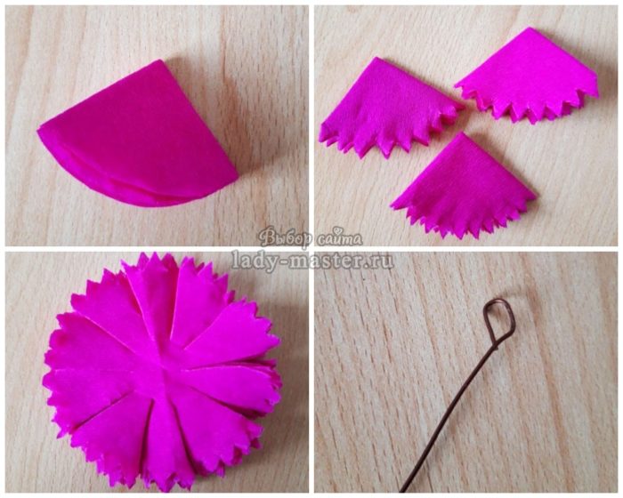 Гвоздика оригами пошагово: как сложить цветок гвоздики
