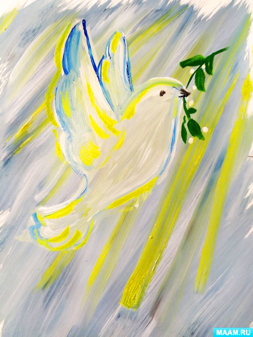 Рисунок голубя